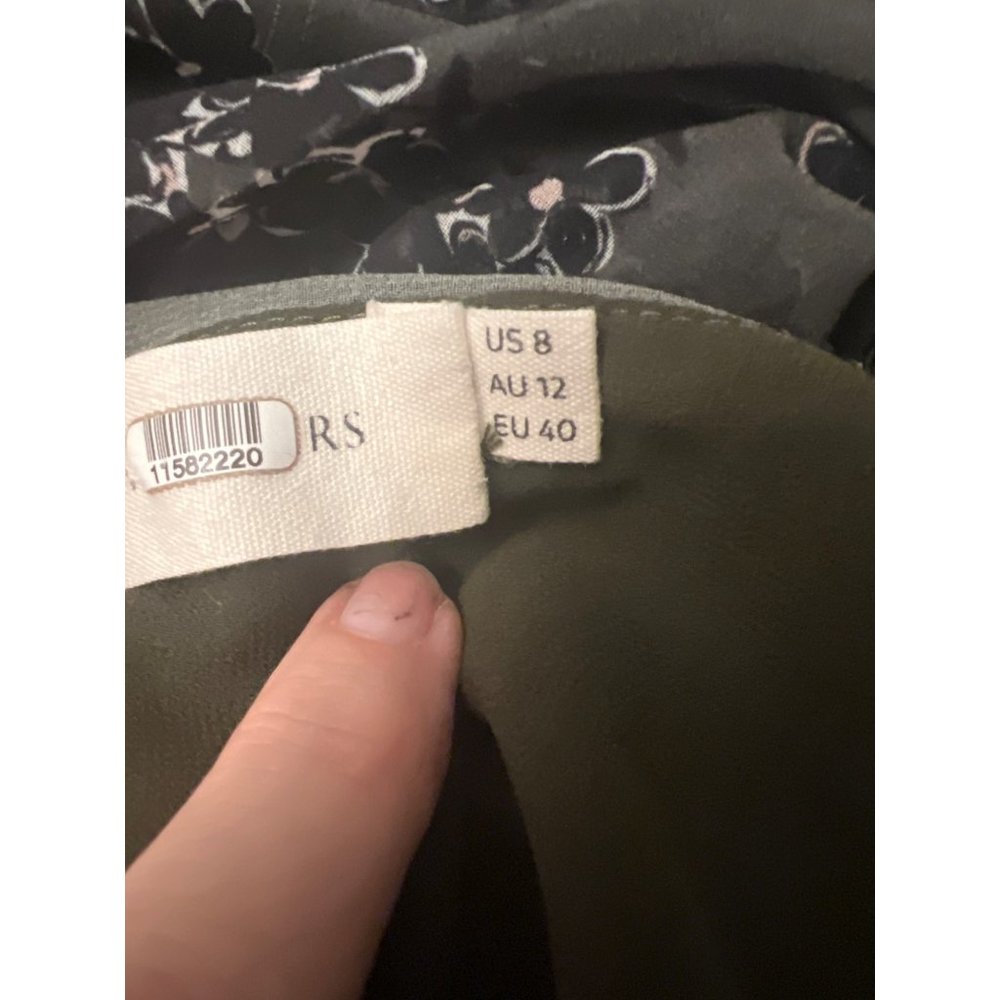 Fame and Partners The Landry Midi Dress in Khaki 8 - Picture 12 of 14